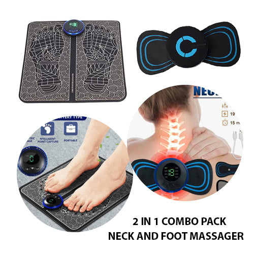 EMS Foot Massager Mat Electric & Mini Body Massager