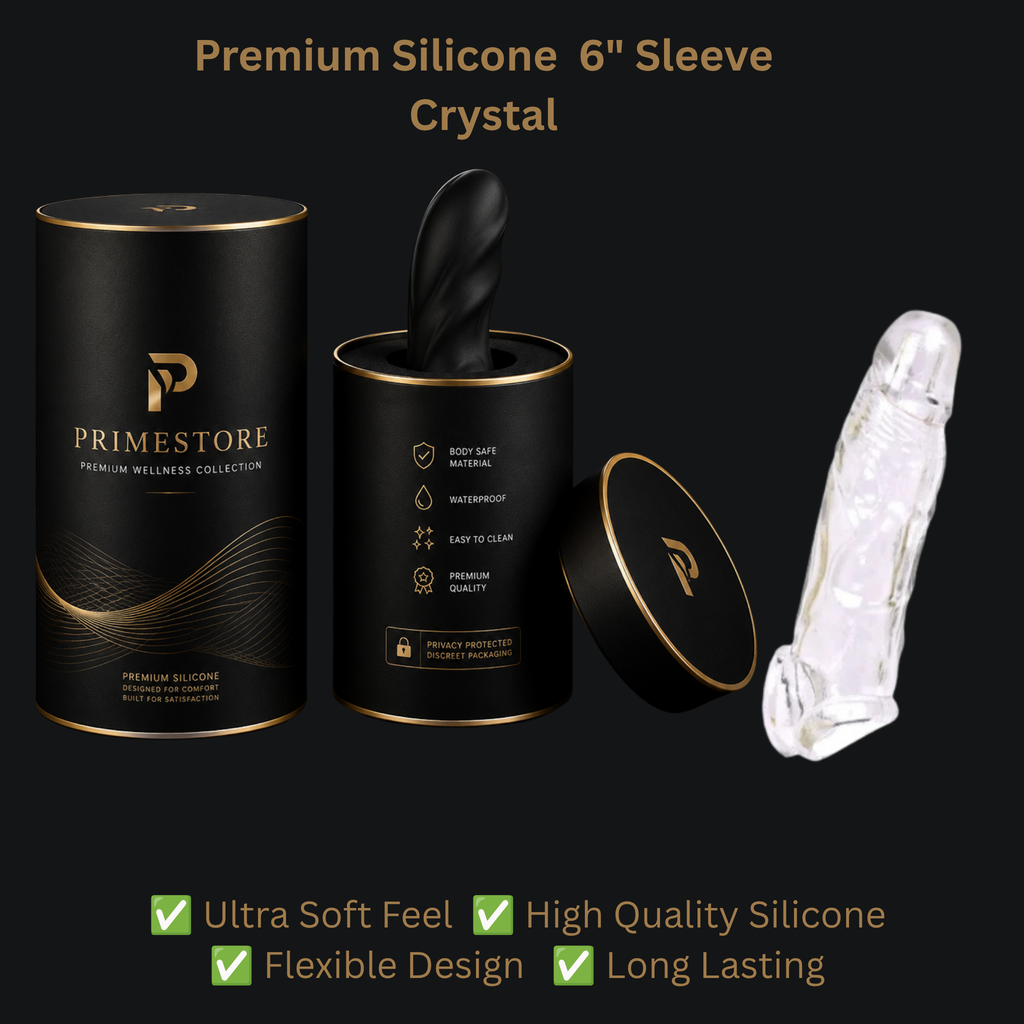 Silicone  Sleeve – 6 Inch, Transparent