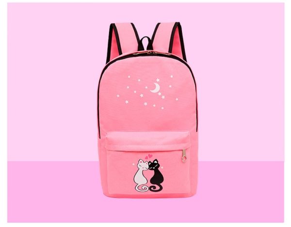 4-piece School Bag Set/ Backpack Children School Bags for Girls Boys