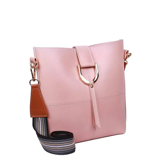 Bob PU Leather Crossbody Bag, Pink | Elegant & Stylish Bag